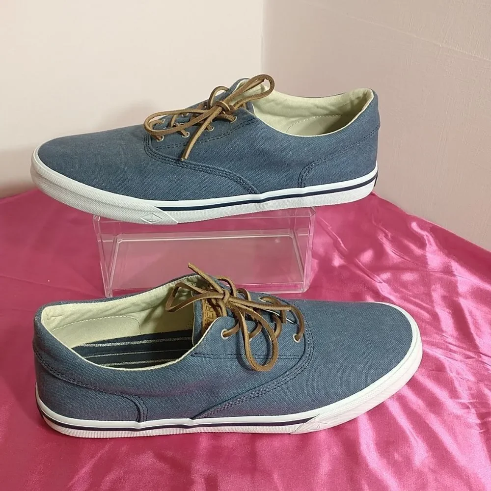 Sperry Mens SZ 13 Blue Striper II CVO SW Sneakers Shoes STS16797.